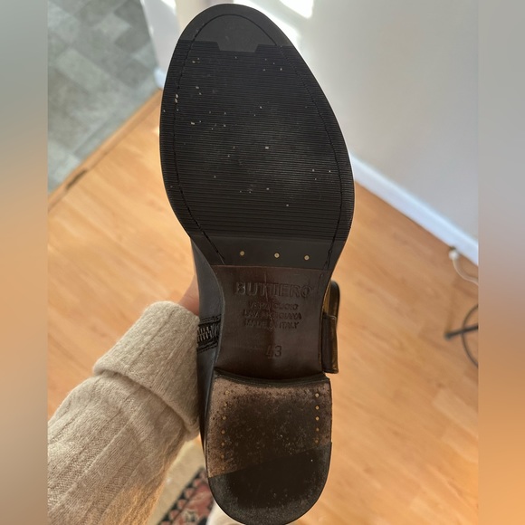 Like New Italian Leather Buttero Floyd Engineer Zip Boots Men’s Size 43 (US 10) - Picture 10 of 10